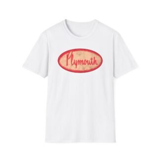 Plymouth T-Shirt Grease Included - 100% Cotton Unisex Tee - Retro Mopar Car Graphic
